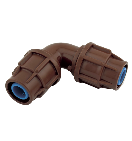 Коляно φ16 холендър кафяво